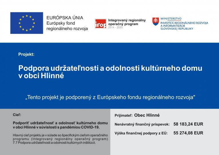 Fotka - Podpora udržateľnosti a odolnosti kultúrneho domu